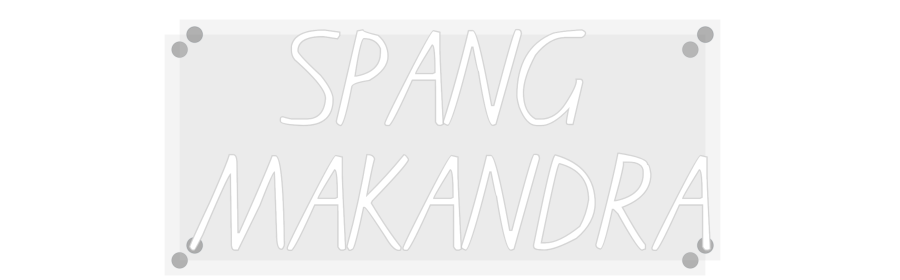 Custom Neon: SPANG
MAKAN...