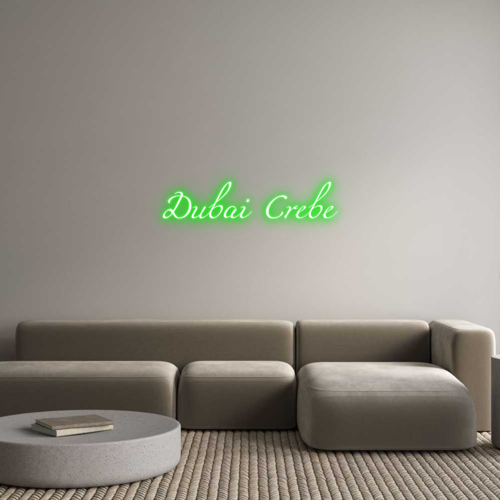 Custom Neon: Dubai Crebe