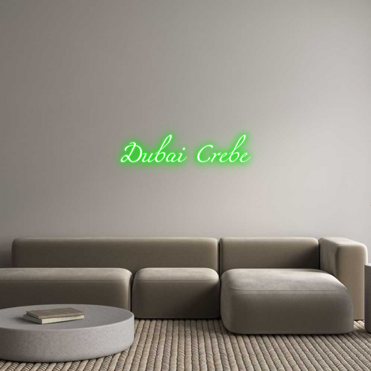 Custom Neon: Dubai Crebe