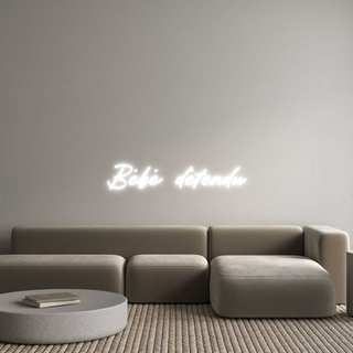 Custom Neon: Bébé détendu