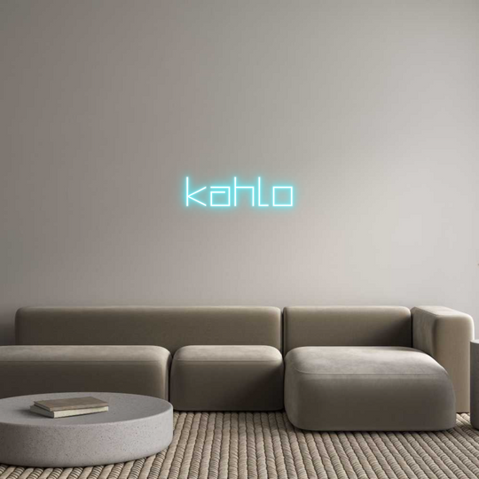Custom Neon: Kahlo