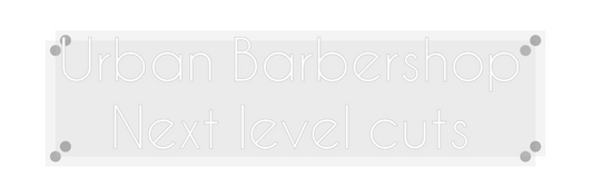 Custom Neon: Urban Barbers...