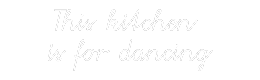 Custom Neon: This kitchen ...