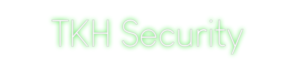 Custom Neon: TKH Security