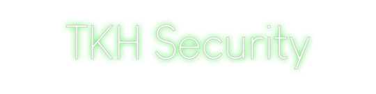 Custom Neon: TKH Security