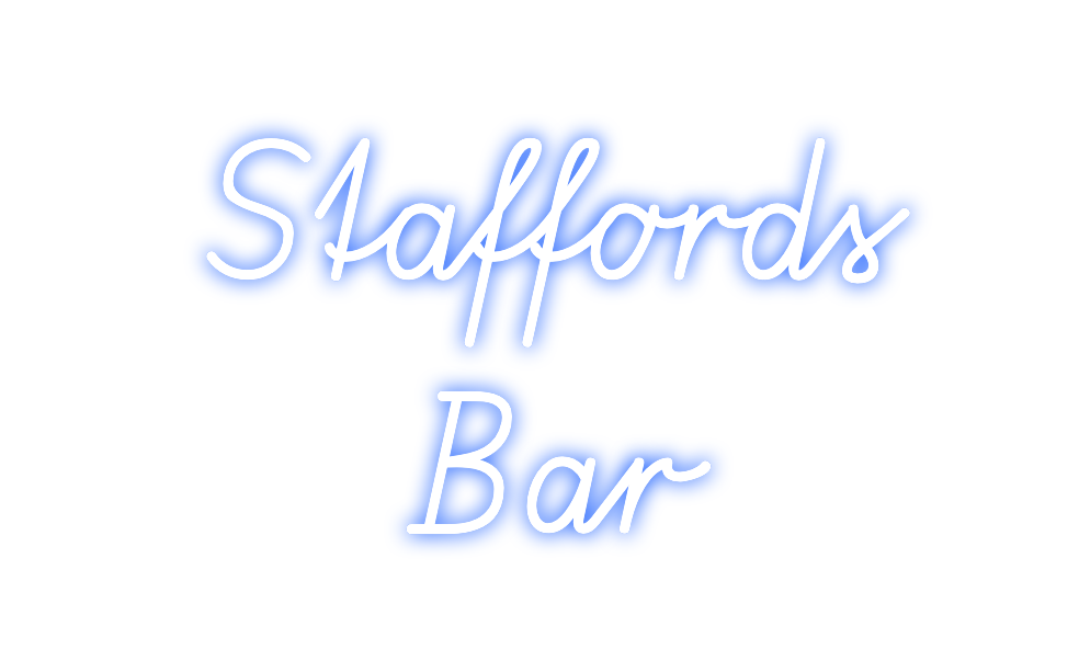 Custom Neon: Staffords
Bar