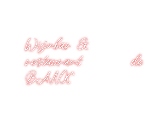 Custom Neon: Wine Bar &
 re...