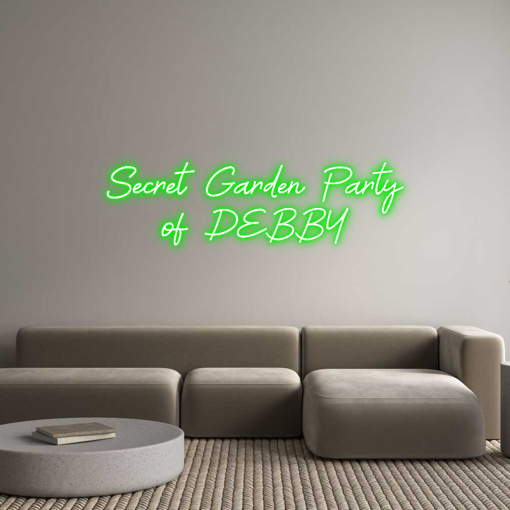 Custom Neon: Secret Garden...