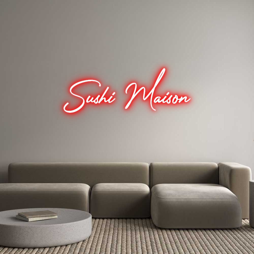 Custom Neon: Sushi Maison