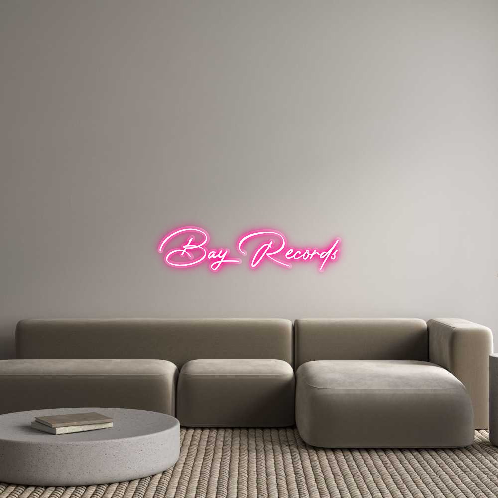Custom Neon: Bay Records