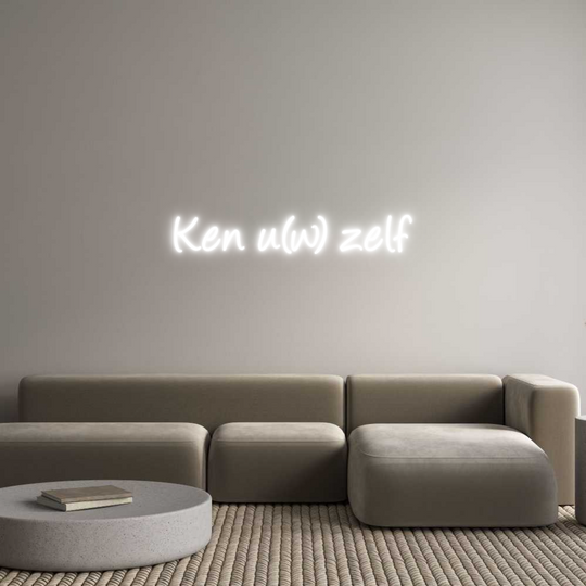 Custom Neon: Ken u(w) zelf