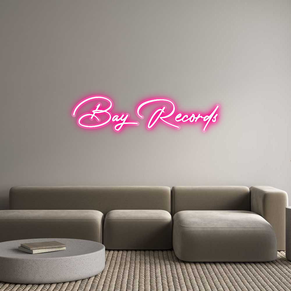 Custom Neon: Bay Records