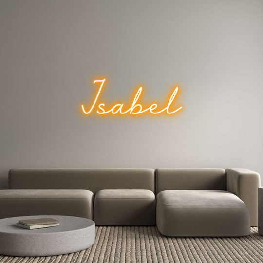 Custom Neon: Isabel