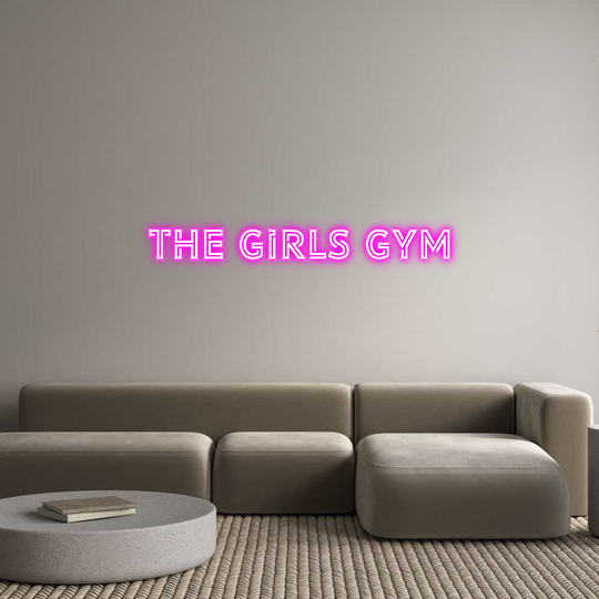 Custom Neon: The Girls Gym