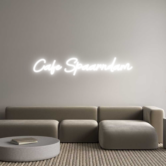 Custom Neon: Cafe Spaarndam