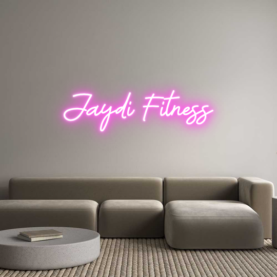 Custom Neon: Jaydi Fitness