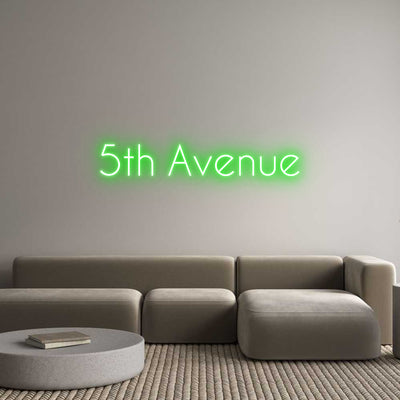 Custom Neon: 5th Avenue