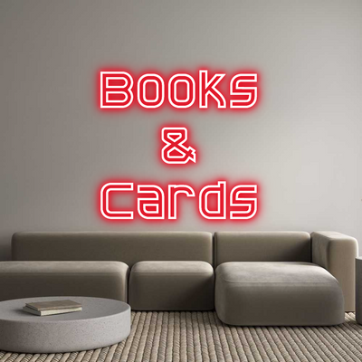 Custom Neon: Books & Cards