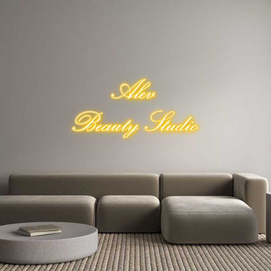 Custom Neon: Alev 
Beauty...