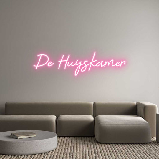 Custom Neon: De Huyskamer