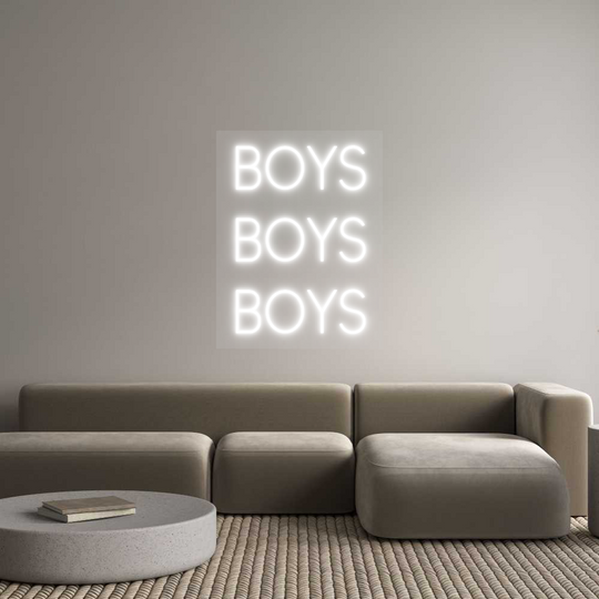 Custom Neon: BOYS
BOYS
B...