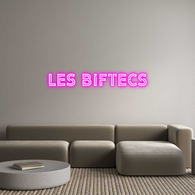 Custom Neon: LES BIFTECS