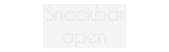 Custom Neon: Snackbar
open