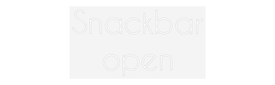 Custom Neon: Snackbar
open