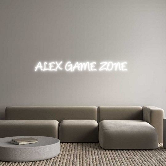 Custom Neon: ALEX GAME ZONE