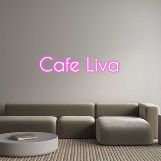 Custom Neon: Cafe Liva
