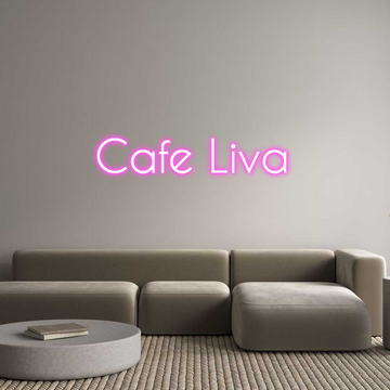 Custom Neon: Cafe Liva