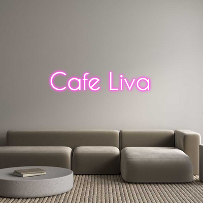 Custom Neon: Cafe Liva
