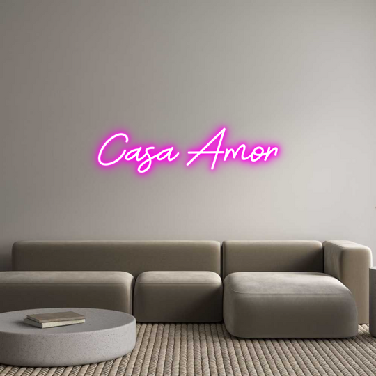 Custom Neon: Casa Amor