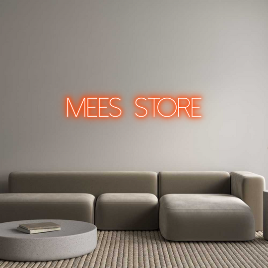 Custom Neon: MEES  STORE