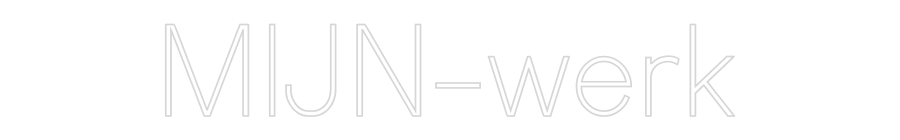 Custom Neon: MIJN-werk