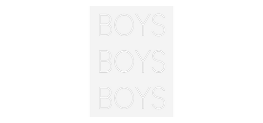 Custom Neon: BOYS
BOYS
B...