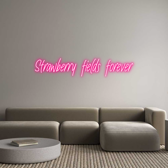 Custom Neon: Strawberry fi...