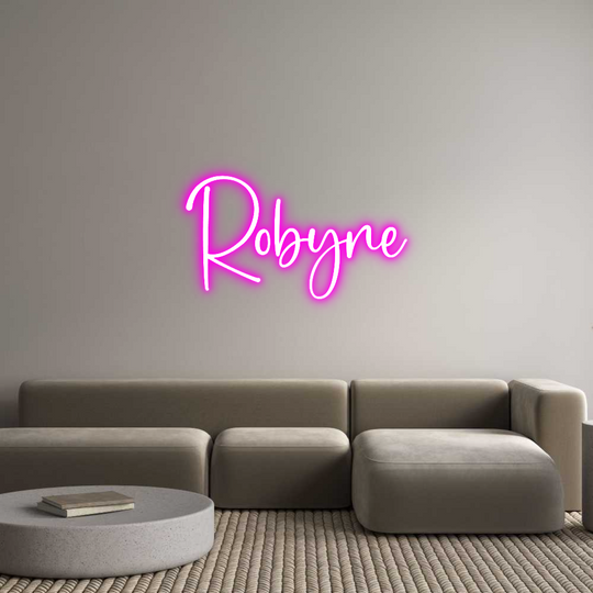 Custom Neon: Robyne