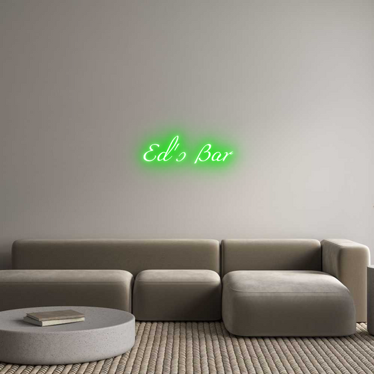 Custom Neon: Ed's Bar