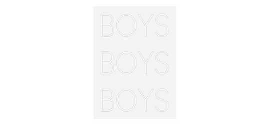 Custom Neon: BOYS
BOYS
B...