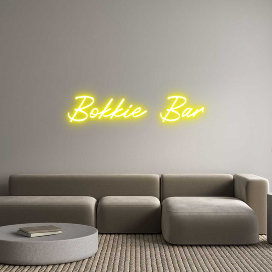 Custom Neon: Bokkie Bar