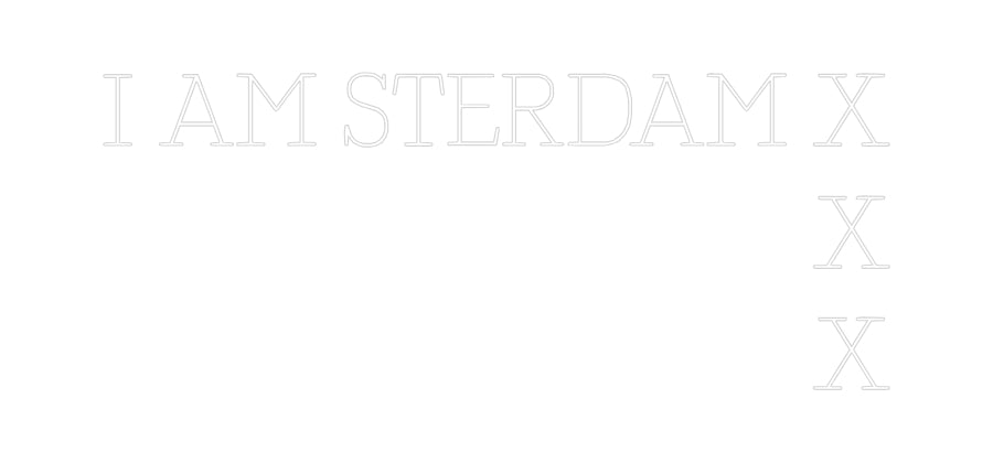 Custom Neon: I AM STERDAM ...