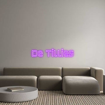 Custom Neon: De Tillies