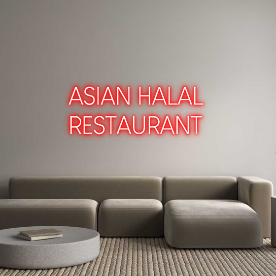 Custom Neon: ASIAN HALAL RES...