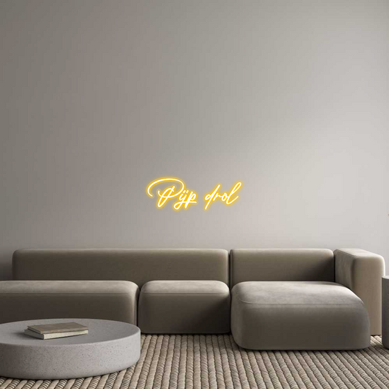 Custom Neon: Pijp drol