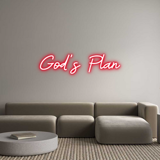 Custom Neon: God's Plan