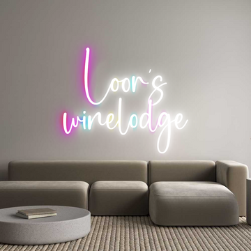 Custom Neon: Loor's winelodg...