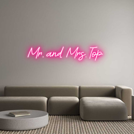 Custom Neon: Mr. and Mrs. ...