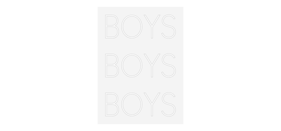 Custom Neon: BOYS
BOYS
B...