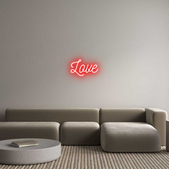 Benutzerdefiniertes Neon: Liebe